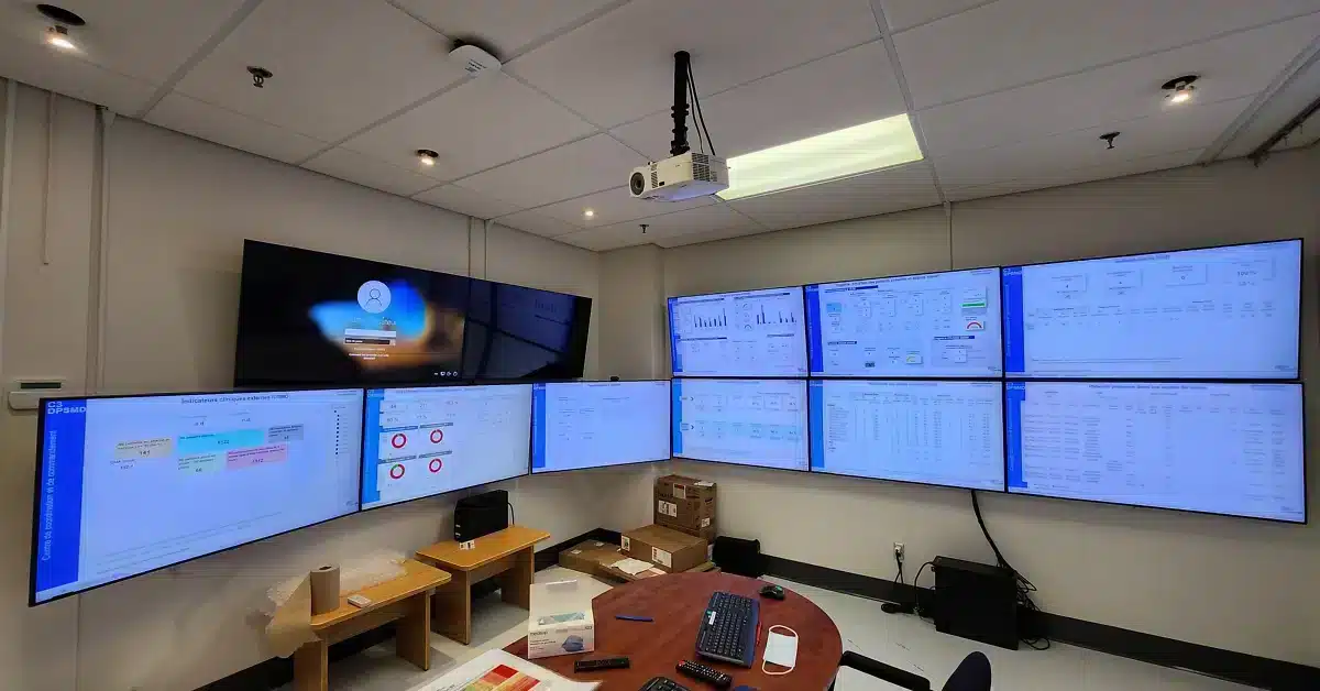 commercial installation tv