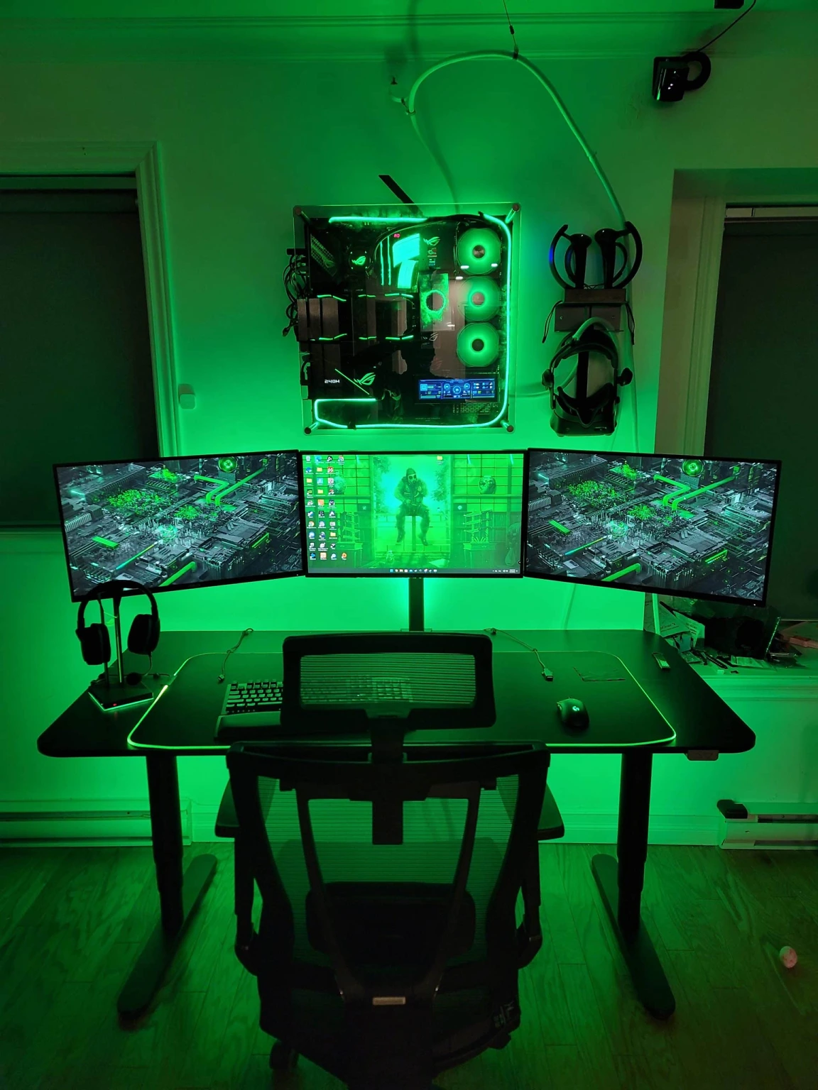 bureau de travail à la maison